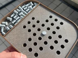 Peg Solitaire (Peg Solitaire)  - Free 3D Print Model
