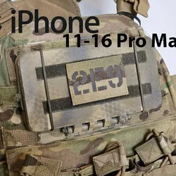 Phone molle case holder (Iphone 11-16 Pro Max) NO SCREWS NO SUPPORTS