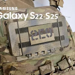 Phone molle case holder (Samsung Galaxy S22-S25) NO SCREWS NO SUPPORTS