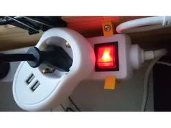 Power strip holder