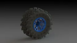 Robot Plastic Wheel 130mm