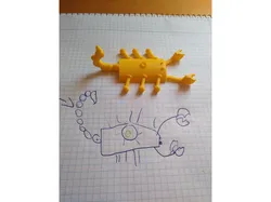 Scorpion designed by 7 year old boy