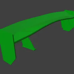 Spoiler 017 Wing For RC CARS Universal 3D PRINT STL