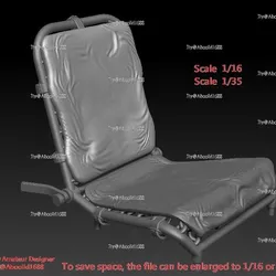 Tiger Tank Driver's Seat_B. (Standard)(STL-35-16)