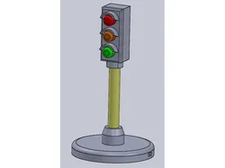 Traffic light for model of city 8mm LED 1:14 or 1:10