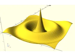 3D function plotter for Customizer / OpenSCAD