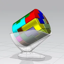 5x5 Puzzle Cylinder