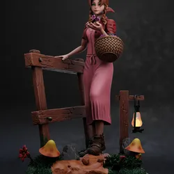 Aerith Cartoon