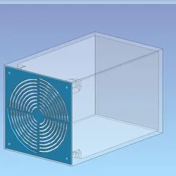 Box and revolving door 3D STL file  Printing