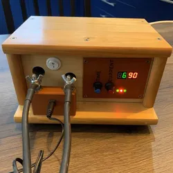 Front panel for spot welder