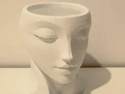 Mini Woman Face Planter - Free 3D Print Model