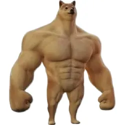muscular dog meme