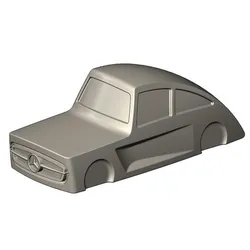 Side scroop Mercedes 300SL gullwing grille car sculpture decor 3D print model