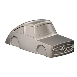 Simple Mercedes 300SL gullwing grille car sculpture decor 3D print model