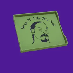 Snoop Dogg cigarette holder and lighter. - Snoop Dogg tray
