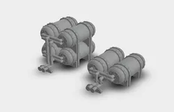 Wargaming compatible Terrain: Industrial Tank - 28mm
