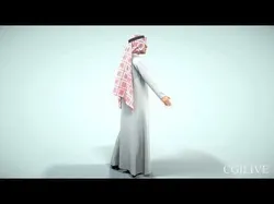 8x Arabic people real cloth simulation animated man and woman 3D Model Pack