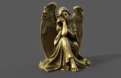 angel statue 3D model 3D model