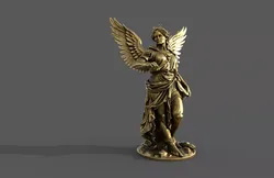 angel statue 3D model 3D model