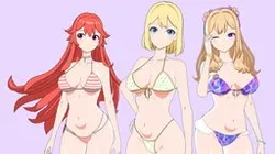 Anime Girl Bikini - Rigged | Shape Keys | 50 Tex