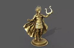 antique male statue 3D model 3D model