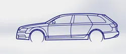 Audi A6-C6 Avant Silhouette