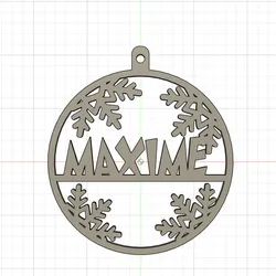 🎄 Christmas bauble - MAXIME