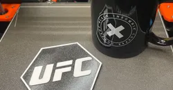 Coaster with UFC logo - not necessary multimaterial.