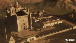Colonial Convent Church Environment Low-poly 3D model