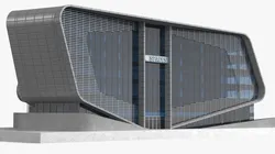 Contemporary Office Building 3D model