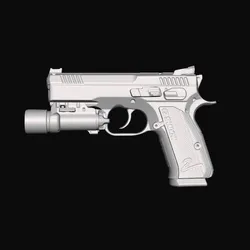 Cz Shadow 2 Compact with Surefire X300-A Real Size Scan 3D Gun Mold