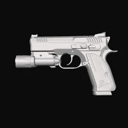 Cz Shadow 2 Compact with Surefire X300U-B Real Size Scan 3D Gun Mold