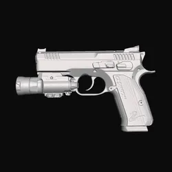 Cz Shadow 2 Compact with Surefire XH35 Real Size Scan 3D Gun Mold