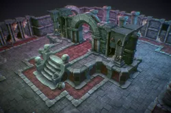 Dungeon Starter Set - Low Poly Hand Painted Low-poly 3D model