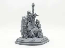 Espada en la piedra - Modelo de impresión 3D gratuito