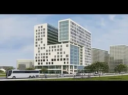 Hospital Building CM19 3D model