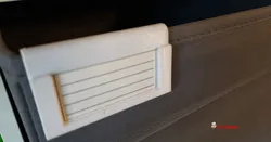Label holder for Ikea Drona box