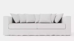 Le Grand Air 3-Seater Sofa Cotton Low-poly 3D model