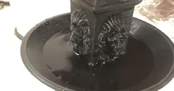 Lion Fountain Head Repair and Reduction for Fountain Use