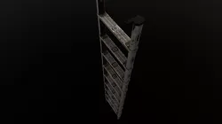 Metal Ladder 3D Model Low-poly 3D model