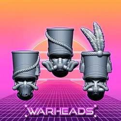 Napoleonic Soldiers with Breathers! - Fashionable alternative future! (15 heads)