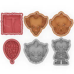 Pennywise IT Cookie Cutter & Stamp Set - 6 Designs