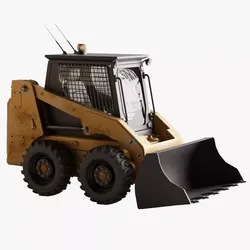PhotoRealistic SkidSteer Loader High quality by Terlan125 3D model