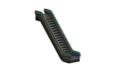Shopping Mall Escalators Low-poly 3D model