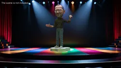 Steve Jobs Figurine Presentation Pose 3D model