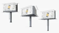 Street Billboards Collection 3D Model Pack