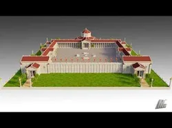 Temple of Mars Corseul complex 3D model