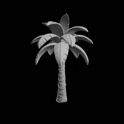 Tropical Palm Tree Model 3D print model