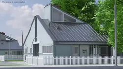 Vanna Venturi Architectural House 1964 with Interior 3D model