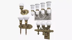 Wall Street Light 3D model